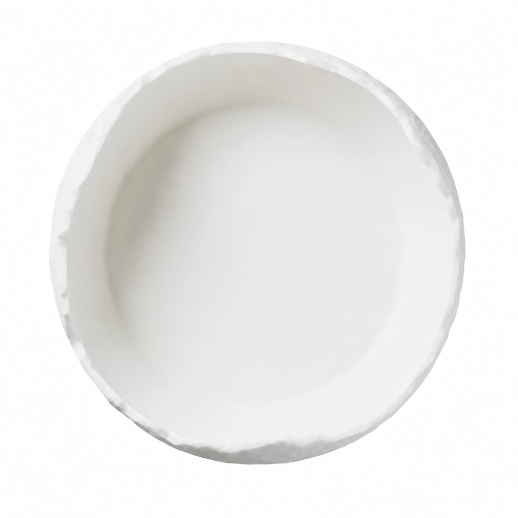 Assiette creuse Vasque Albatre - Packshot top-down 90