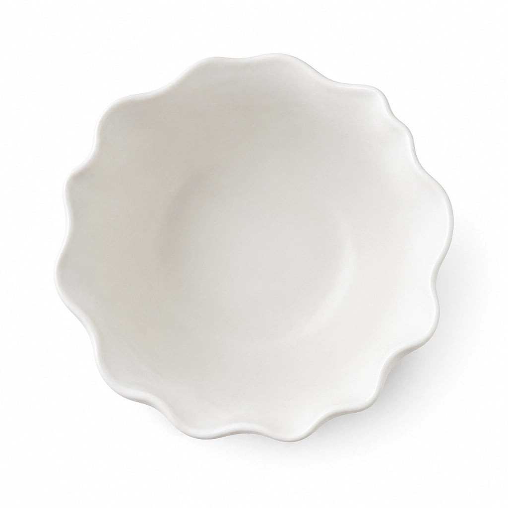 Bol Onde Albatre - Packshot top-down 90 vue dessus interieur
