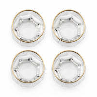 Set 4 verres Facette — Or