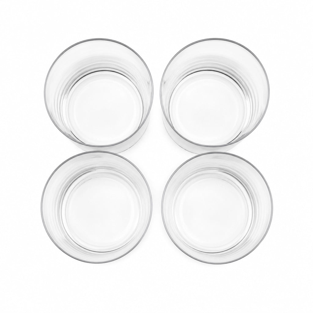 Set 4 verres Pur Tumbler - Packshot top-down 90 vue dessus 4 verres