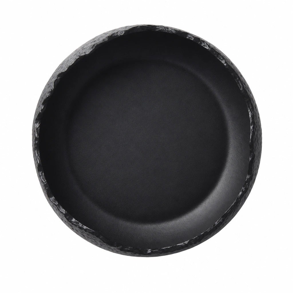 Assiette creuse Vasque Onyx - Packshot top-down 90