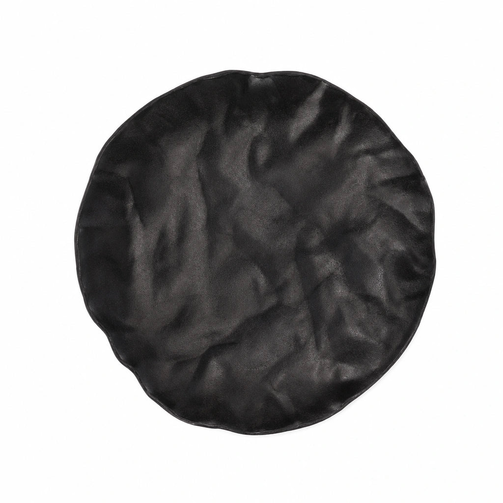 Assiette Faille Onyx - Packshot top-down 90