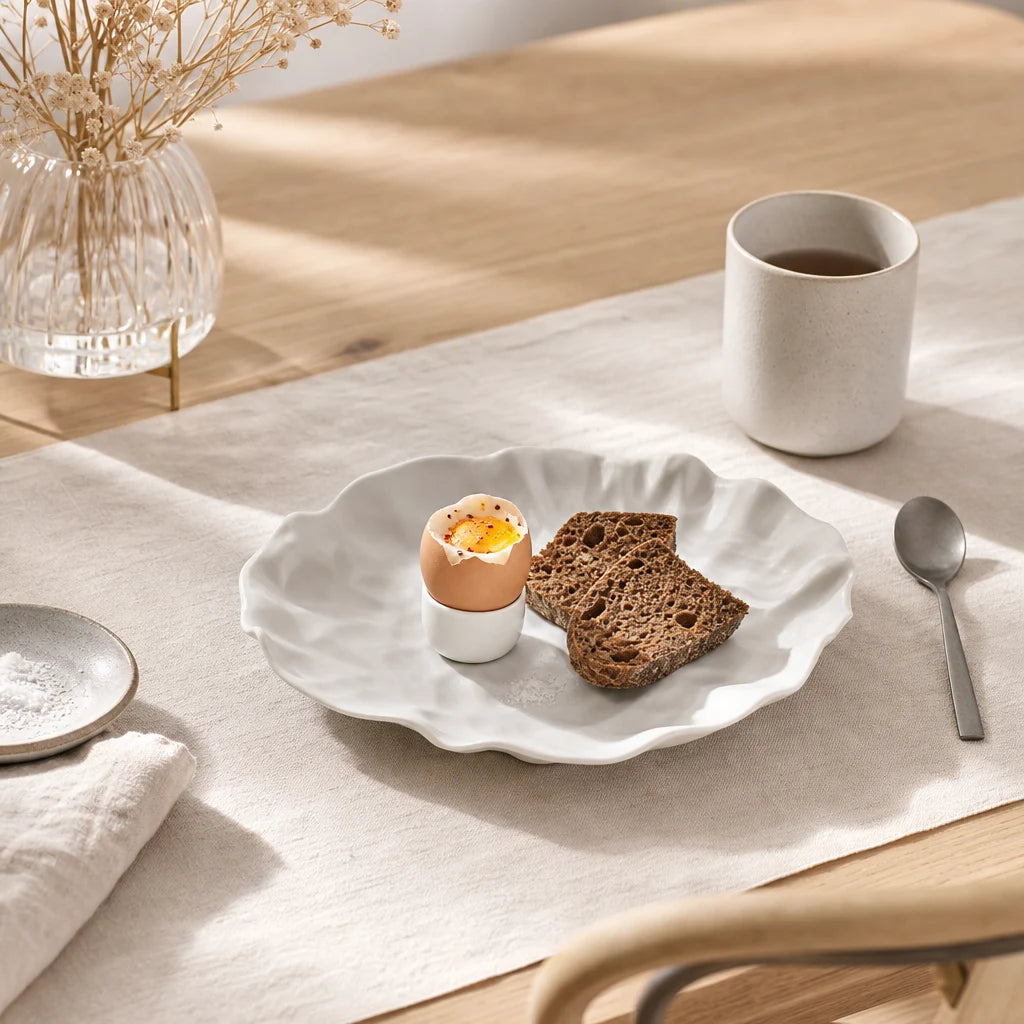 Assiette Faille Albatre - Brunch nordique scandinave