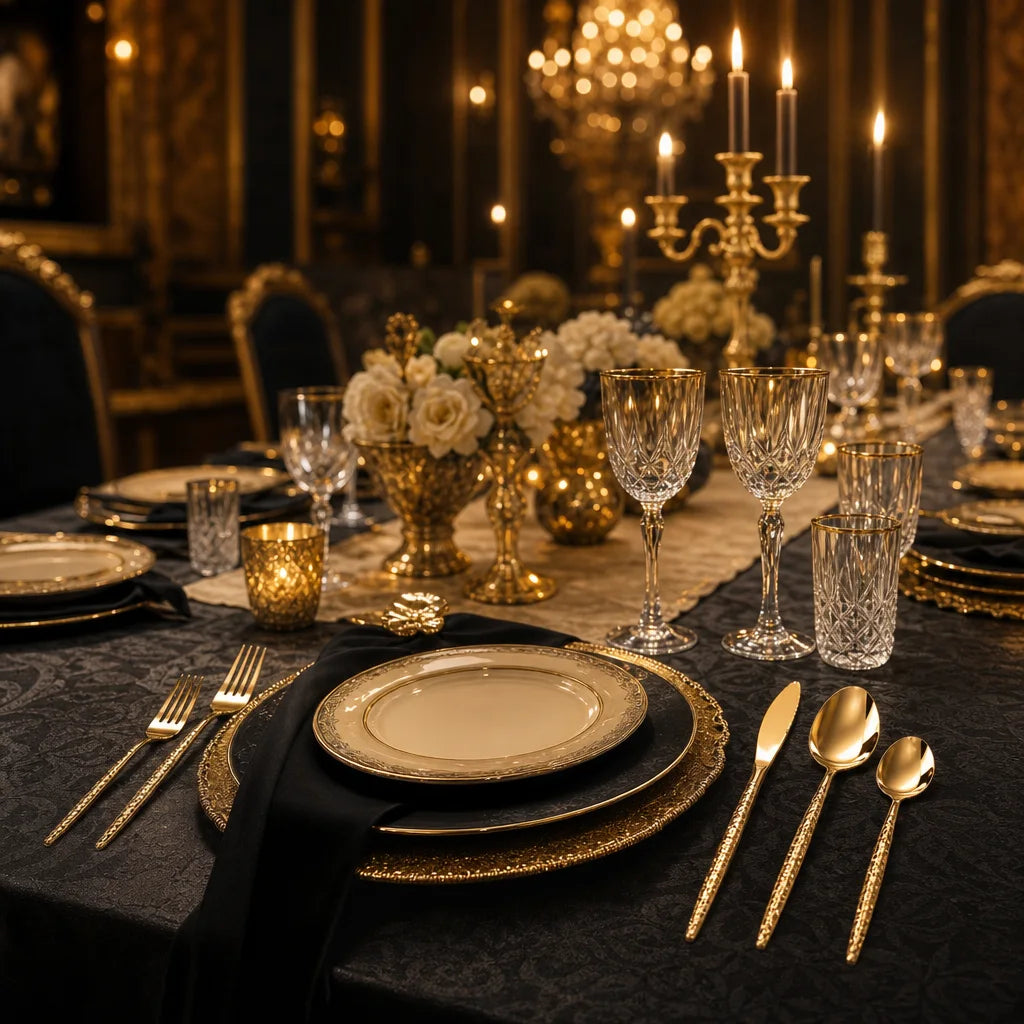 Set couverts — Empreinte Or