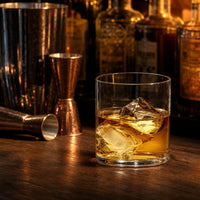 Set 4 verres Pur Tumbler - Bar mixologie nuit jiggers cuivre