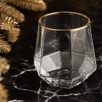 Set 4 verres Facette — Or