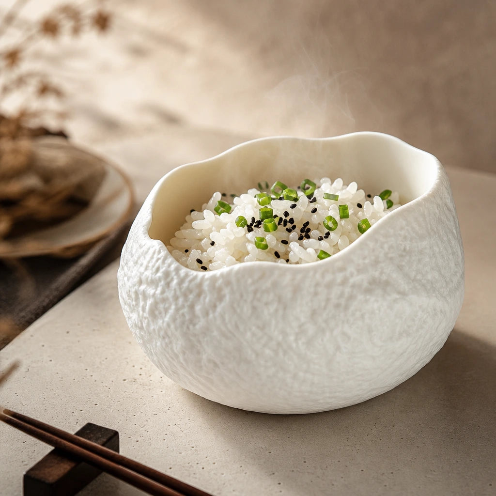 Bol Goutte Albatre - Riz vapeur sesame ciboulette japonaise