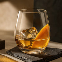 Set 2 verres Pur Ballon - Whisky single malt ambre dore zeste