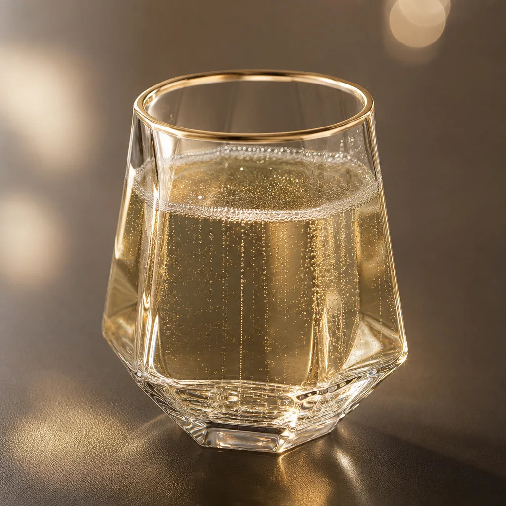 Set 4 verres Facette — Or