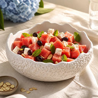 Saladier Bassin Albatre - Salade pasteque feta menthe amandes