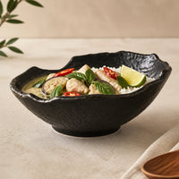 Bol Onde Onyx - Curry vert thai poulet aubergine basilic riz jasmin