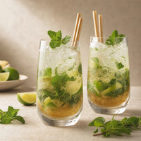 Set 2 verres Pur Highball - Mojito menthe sucre cassonade citron