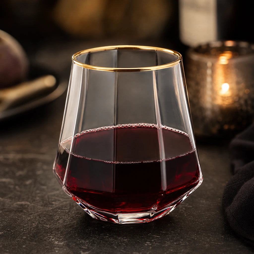 Set 4 verres Facette — Or
