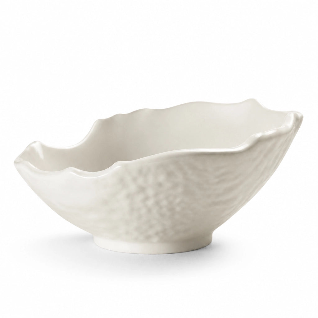 Saladier Onde Albatre - Packshot 3/4 fond blanc pur