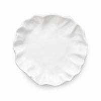 Assiette Faille Albatre - Packshot top-down 90 fond blanc
